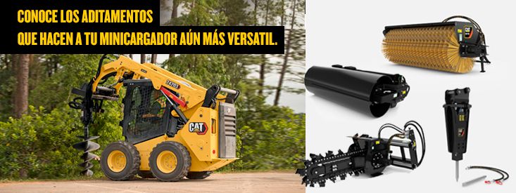 Conoce los aditamentos que hacen aún más versátil a tu minicargador