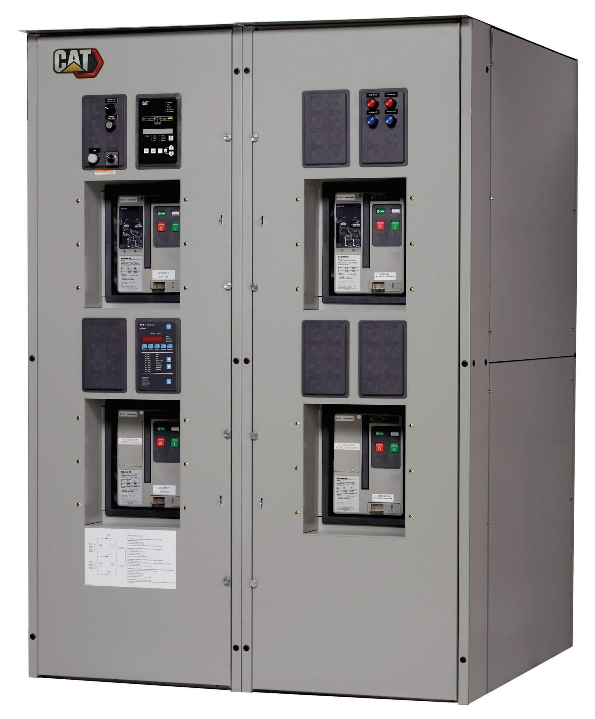 Disyuntor de potencia de ATC y el interruptor de transferencia automática de caja